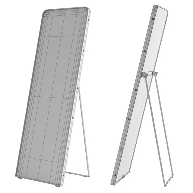 Rejuvenation metal framed Easel floor mirror — Descargar