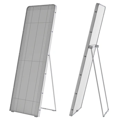 Rejuvenation metal framed Easel floor mirror — Ver 4