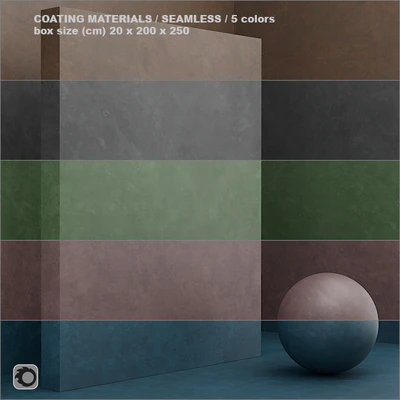 Material (seamless) - coating, plaster set 32 — Ver 1