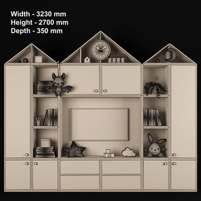 Furniture composition for children's room 73 — Ver 3