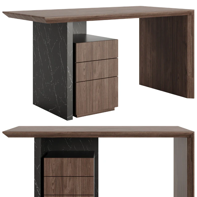 Modern 60 Wooden Desk by Homary — Скачать