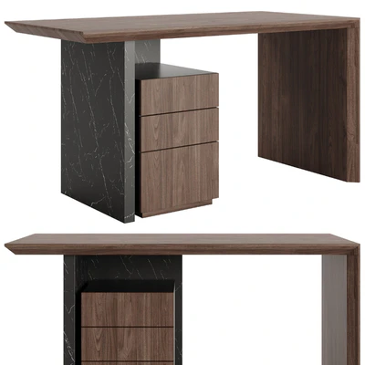 Modern 60 Wooden Desk by Homary — Вид 1