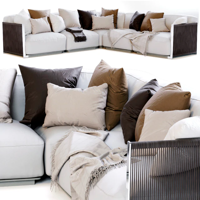 Vulcano Flexform Outdoor Sofa 1 — Скачать