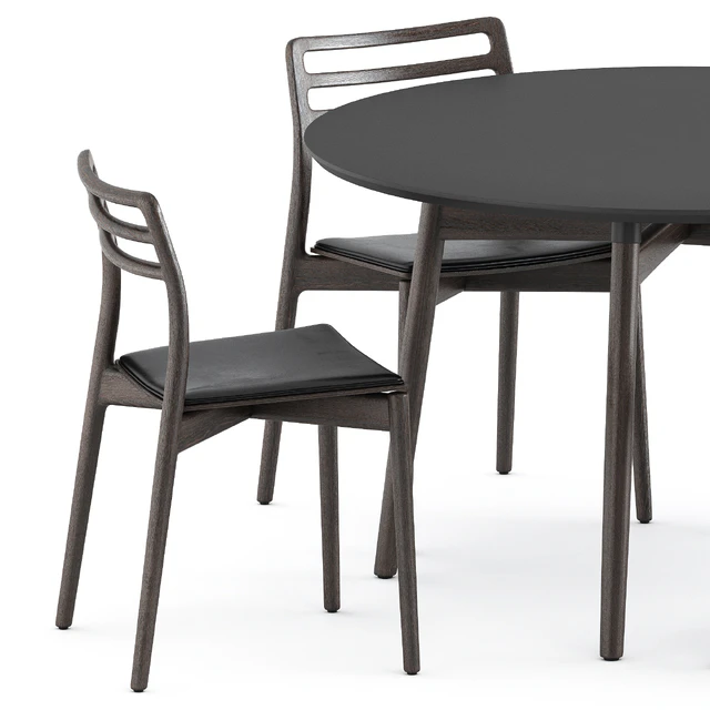 Cabin chair by Vipp and BA103 round table by Carl Hansen and Son — Скачать
