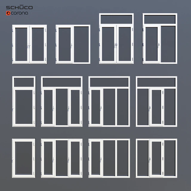 Aluminum windows Schuco — Descargar