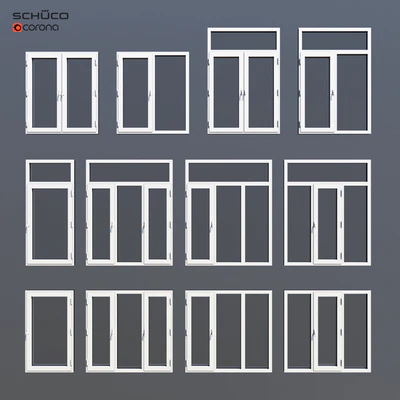 Aluminum windows Schuco — Ver 3