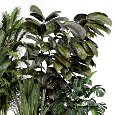 Indoor Plants in Ferm Living Bau Pot Large - Set 572 — Вид 6