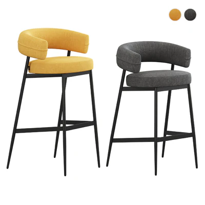 Bar stool Zanotta Nena — Ver 5