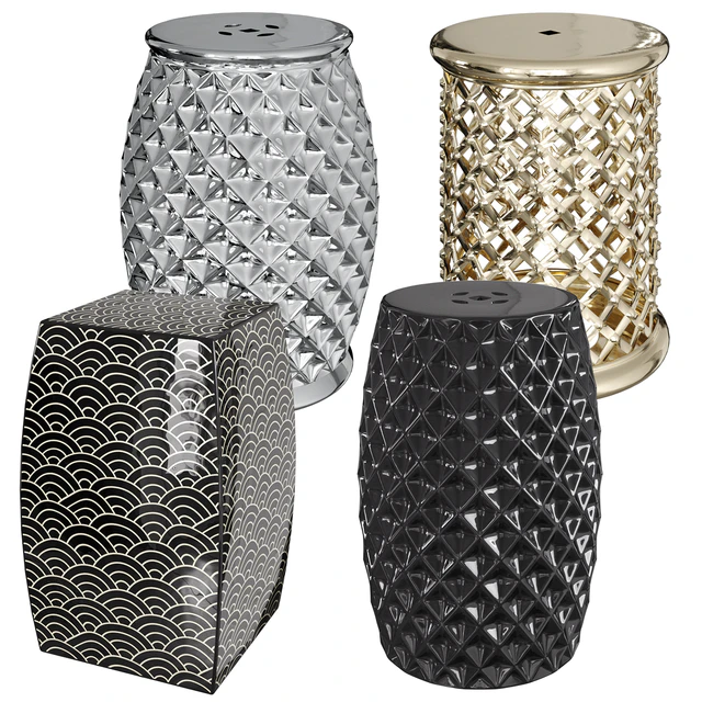 Set 2 of ceramic stools — Descargar