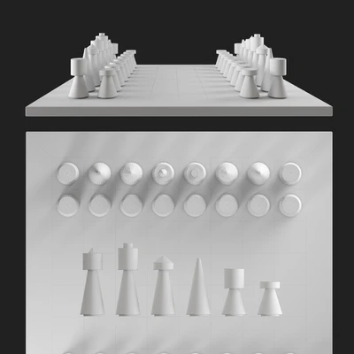 Concrete chess — Вид 4