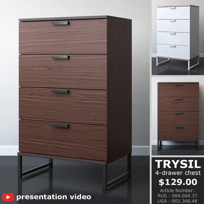 IKEA TRYSIL 4-drawer chest — Ver 1