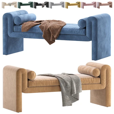 Mitchell Accent Bench By Burke Decor/Скамейка Митчелл Акцент — Вид 1
