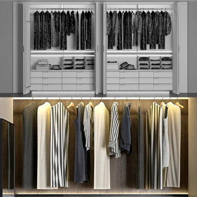 Poliform dressing room — Ver 3