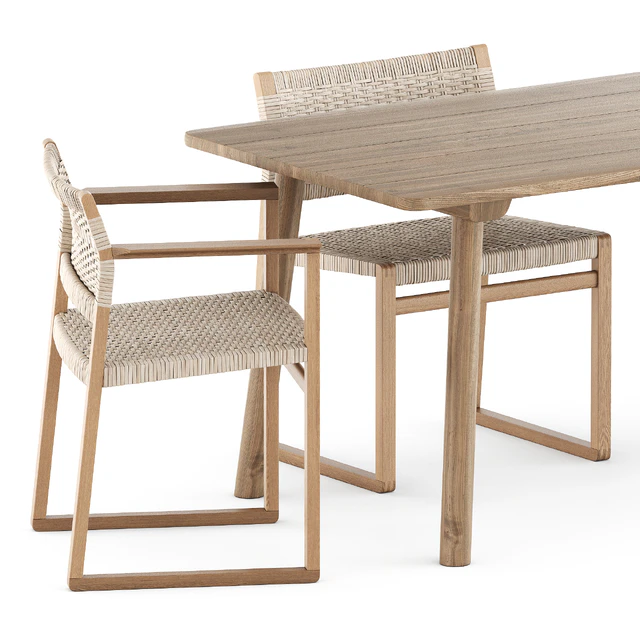 BM62 and BM61 Chair and Taro Table by Fredericia Furniture — Скачать