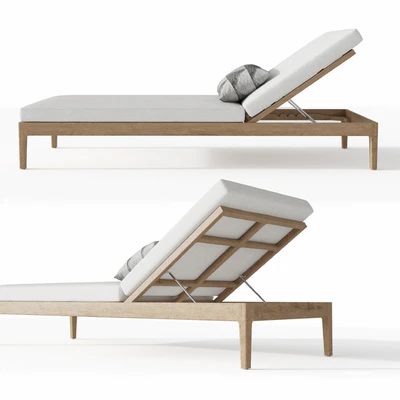 LAUREL TEAK CHAISE — Ver 3