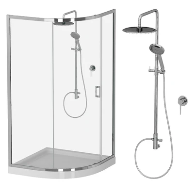 Shower corners Cezares set 1 — Ver 5