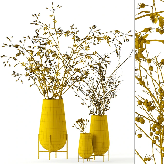 Twigs in Echasse Vases — Скачать