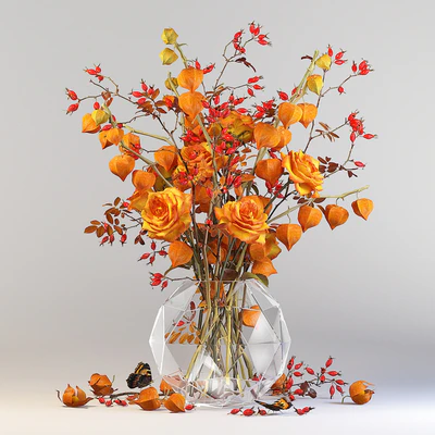 Bouquet with physalis — Ver 3
