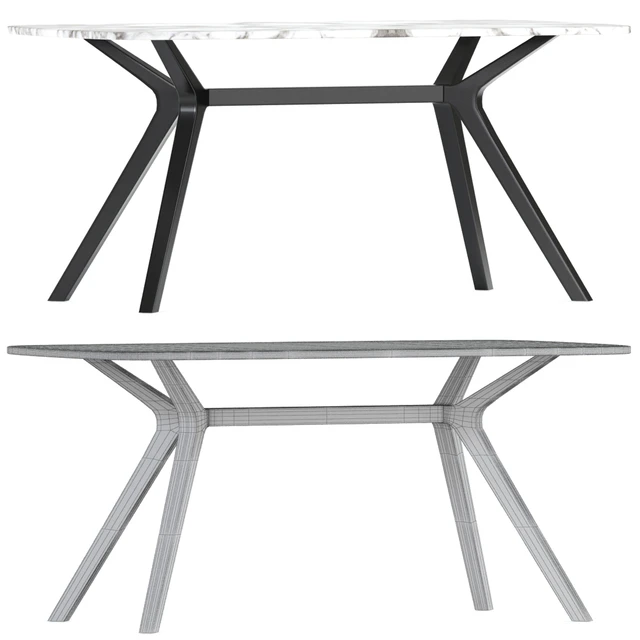 Dominic Dining Chair Table Set — Скачать