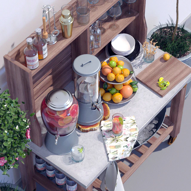 Buffet Pottery Barn Abbott Set — Descargar