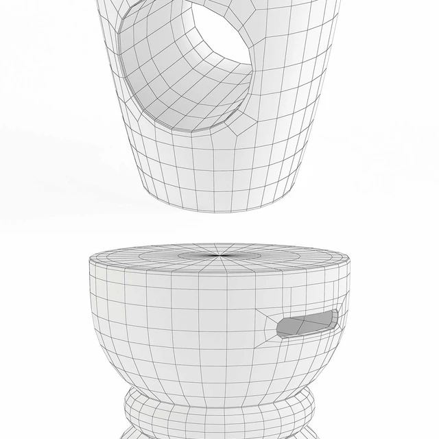 Concrete Stool Set — Скачать