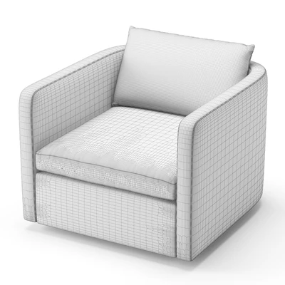Bacall Curved Swivel Chair — Ver 6