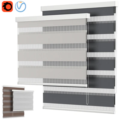 Roller Blind 105 | Day and Night Semi-Sheer Roller Shade | Stockholm — Ver 1