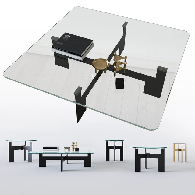 Minotti Ellis Table Set — Скачать
