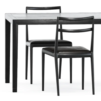 Straight back chair and Zhang table by Timeandstyle — Вид 5