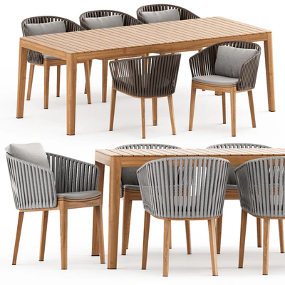 MOOD Chair, MOOD Table by Tribu — Вид 1