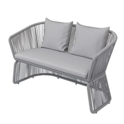 Sofa Saint-Tropez beige wicker — Ver 5