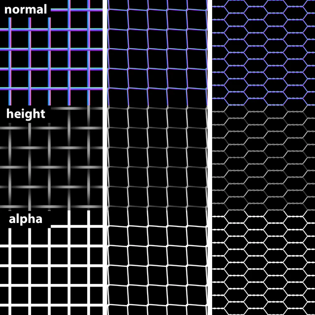 Wire Mesh Set 2 — Descargar