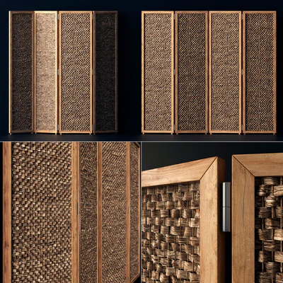Wood screen decor n1 / Wooden screen — View 1