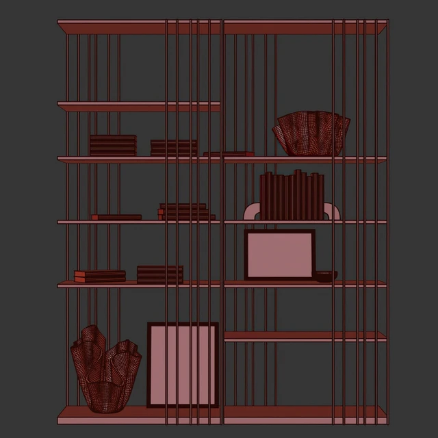 Shelving Arsenal Rovere Bruciato by Cattelan Italia — Download