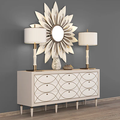 chest of drawers comode classic — Ver 3