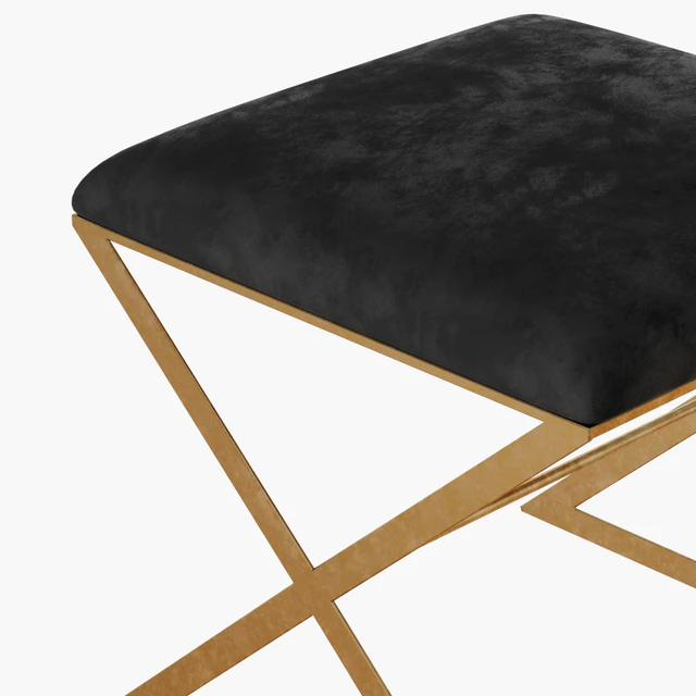 X-Side Gold Leaf Stool — Descargar