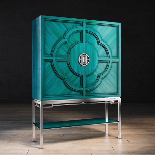 Chin Hua Lotus Bar Cabinet — Скачать