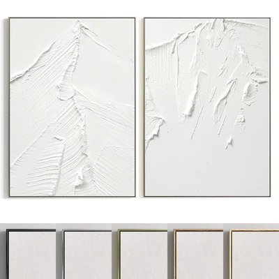 Plaster Two Photo Frame E-125 — Вид 1