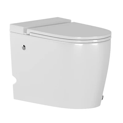 ABBER Bequem side-mounted toilet with pulse flush — Ver 1