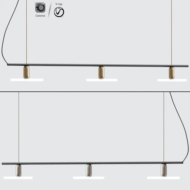 Nedgis Linear Ceiling Chandelier — Descargar