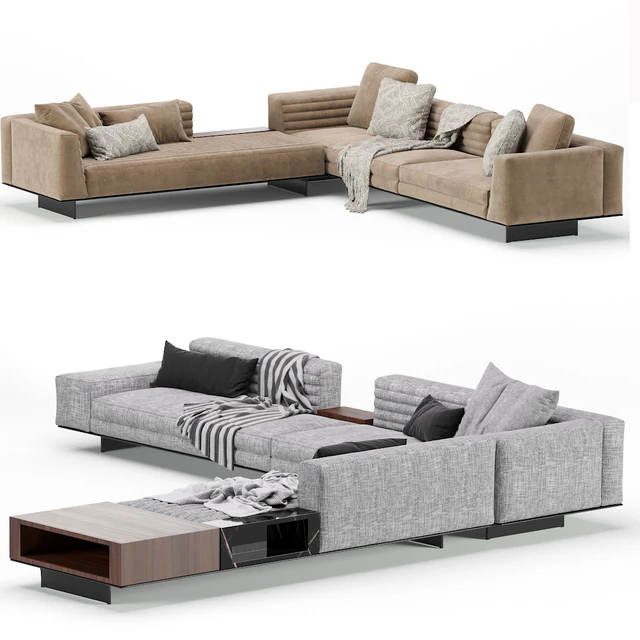 Minotti roger modular sofa — Descargar