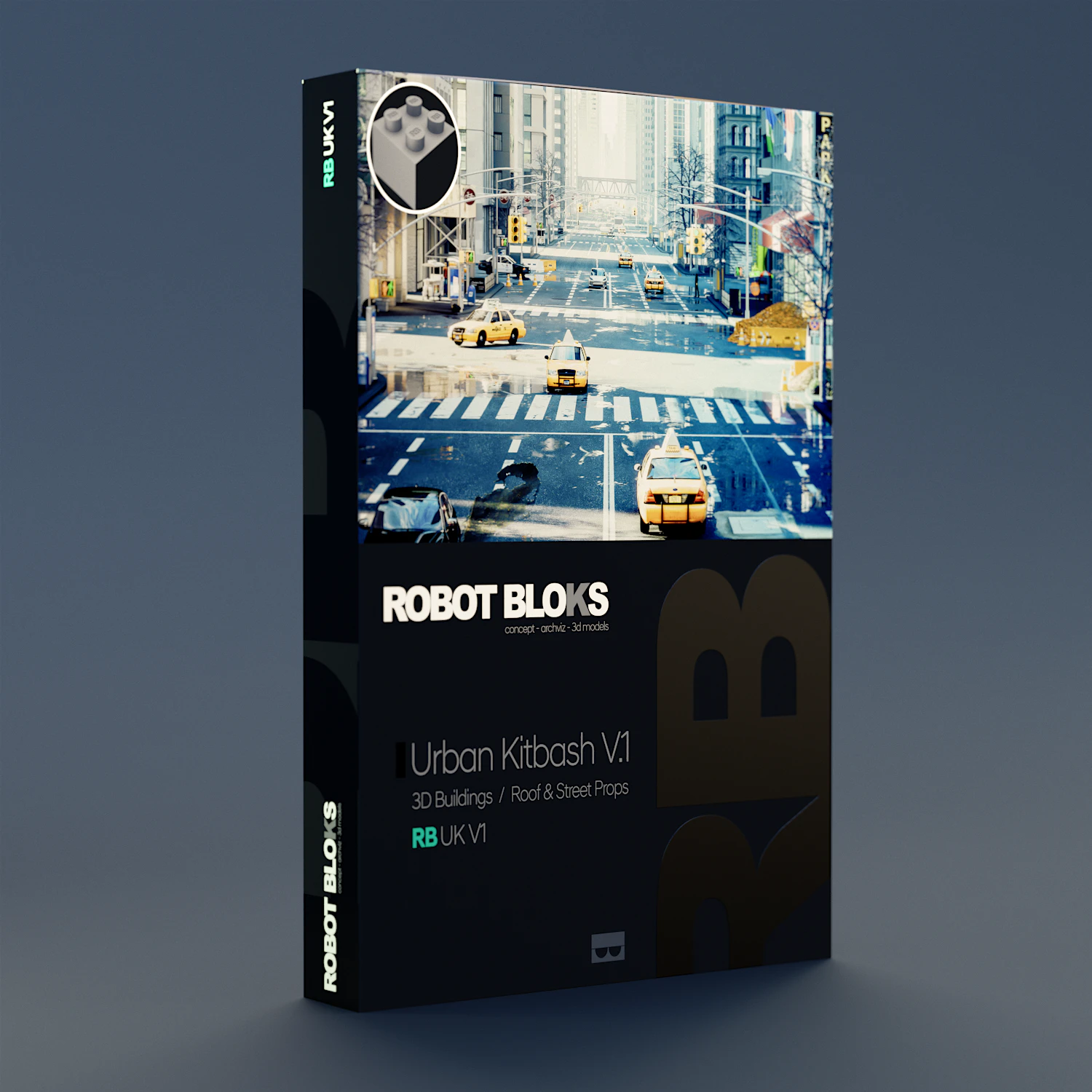 blocks urban kitbash vol 001 — Скачать