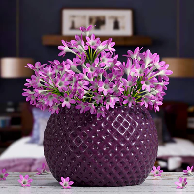 Pink flower vase — Вид 2