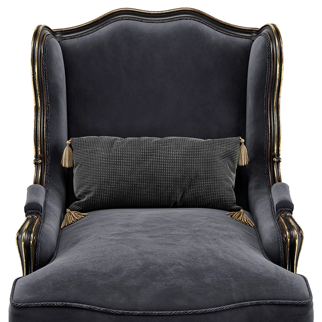 Louis XV Bergere Wing Armchair — Скачать