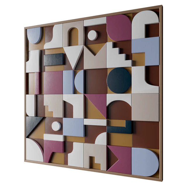 OLKA Mosaic #5 - Sculptural Wall Art — Descargar