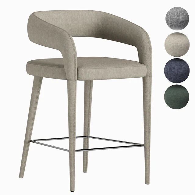 LISETTE GRAY COUNTER STOOL — Descargar