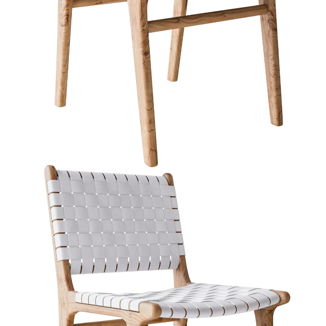 Flat and Leather Strapping Dining Chair and Stools — Скачать