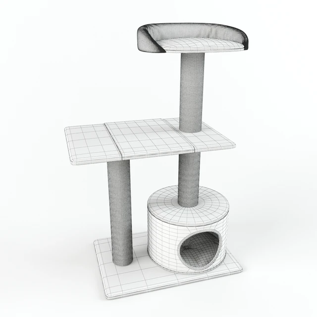 PetPals Group 3 Level Playhouse Condo Cat Tree — Descargar
