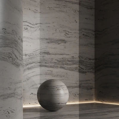 Travertine stone of different shades No. 6 — Ver 4