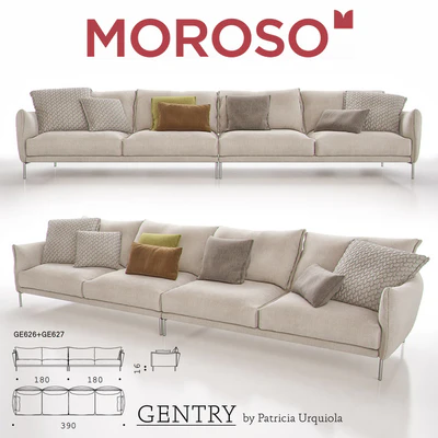 Moroso Gentry GE626 + GE627 Sofa — Вид 1